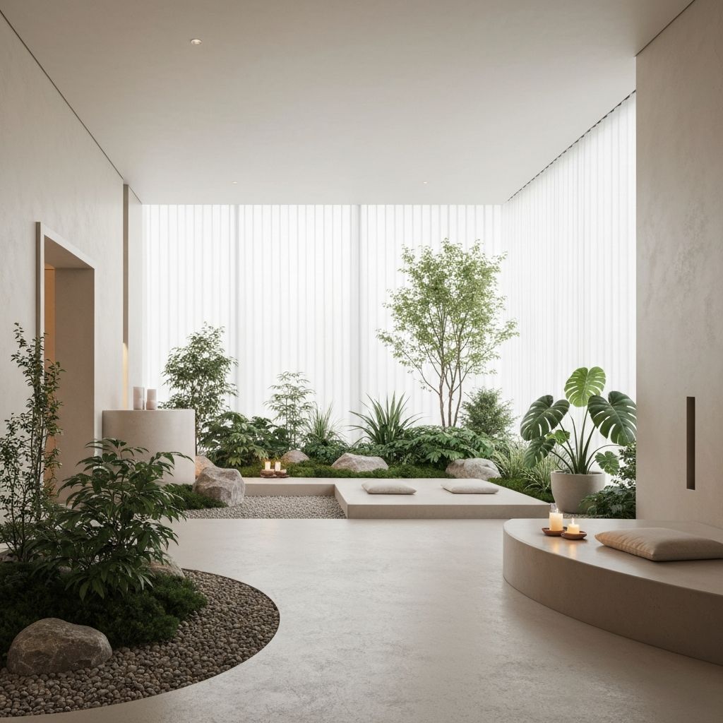 Natural wellness setting